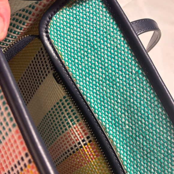 Kate Spade New York Market Woven Stripe Medium Tote - Picture 8 of 8